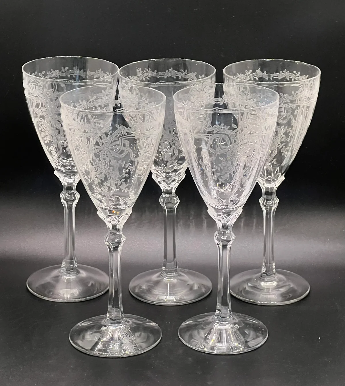 June fostoria glass set