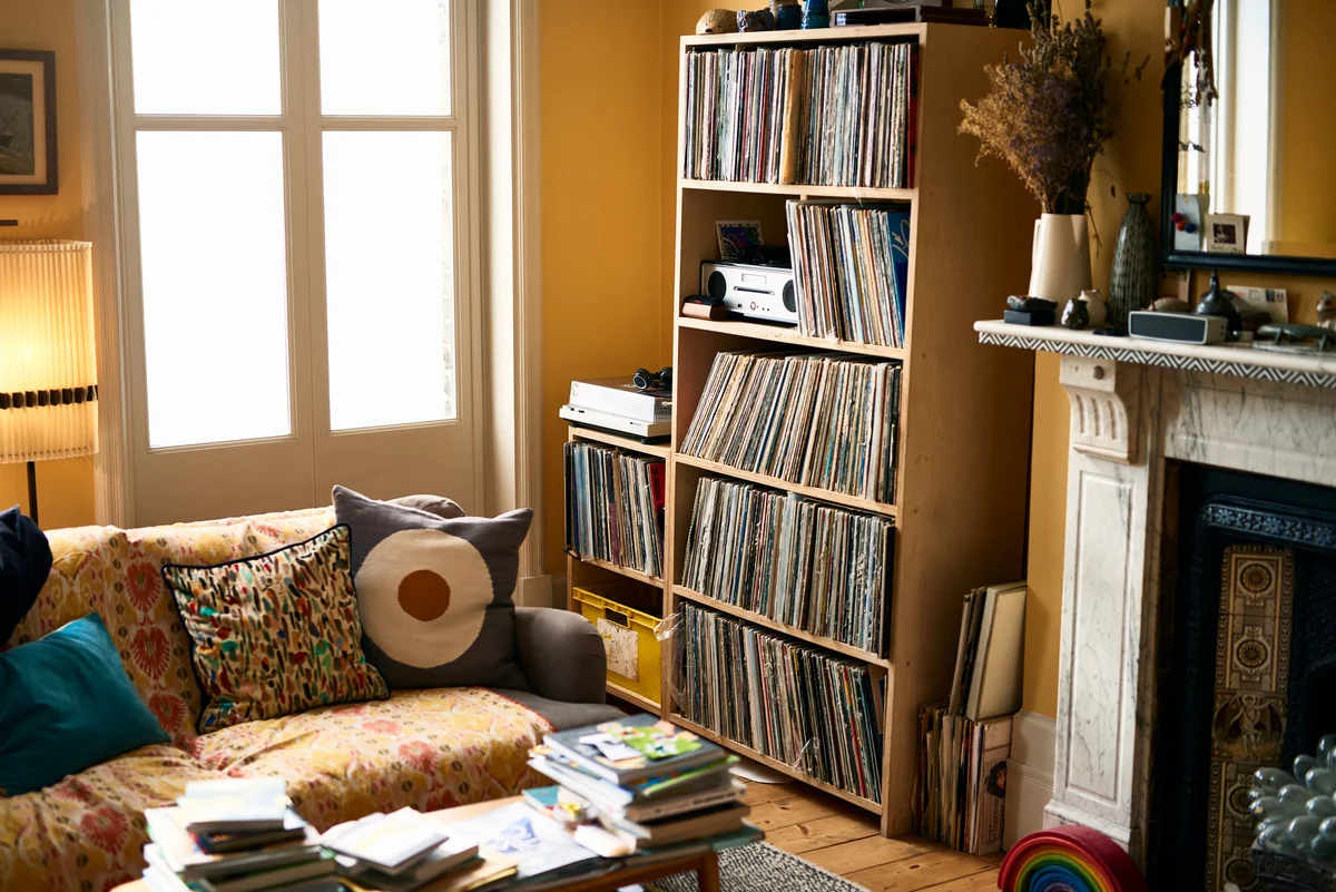 nostalgic living room