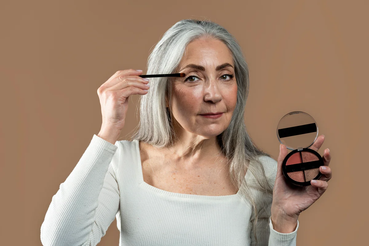 older woman eye makeup