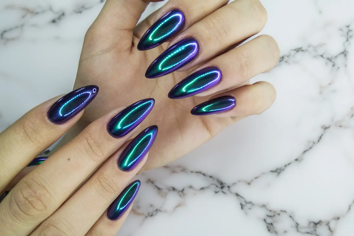 Beautiful manicure of nails
