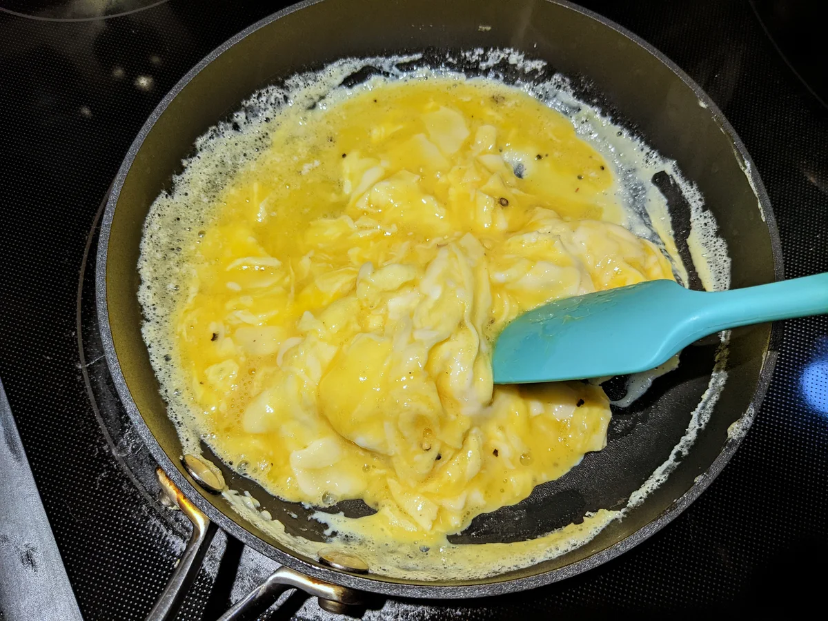 scrambled eggs