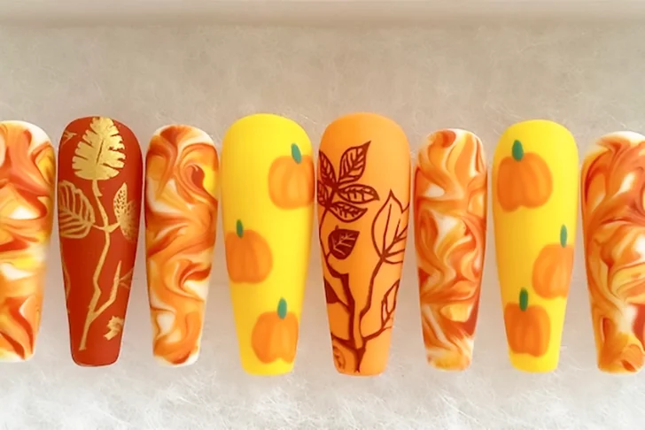 Fall Autumn Nails