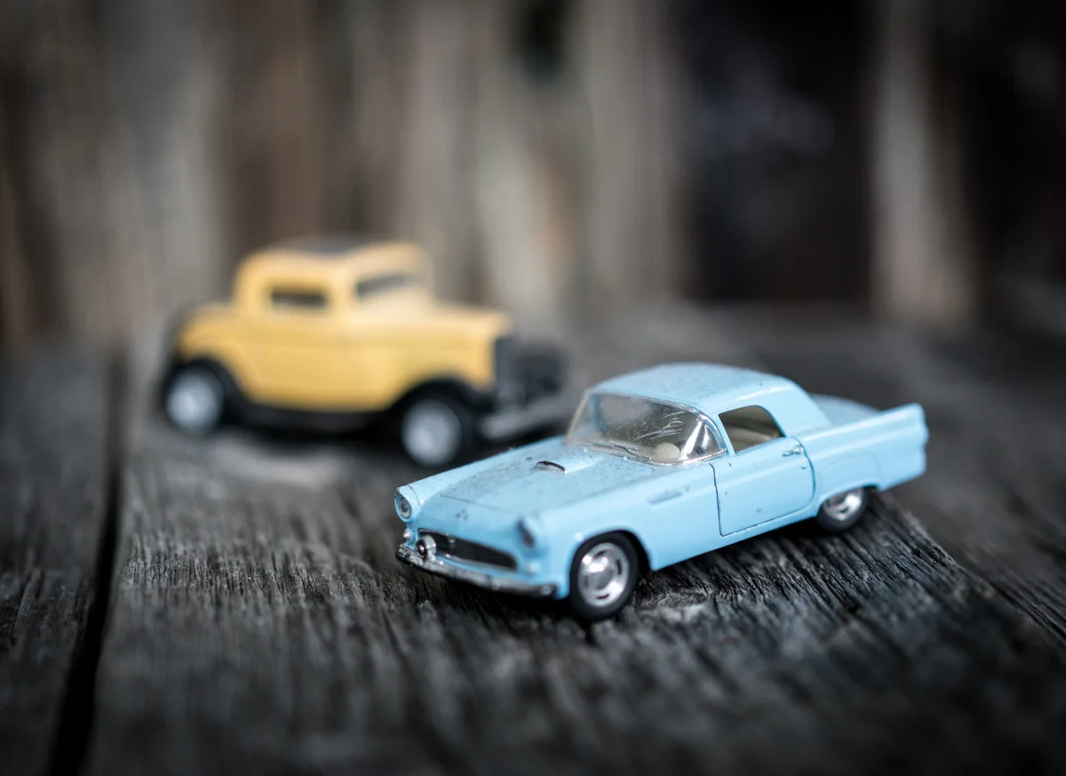 Two vintage Hot Wheels cars