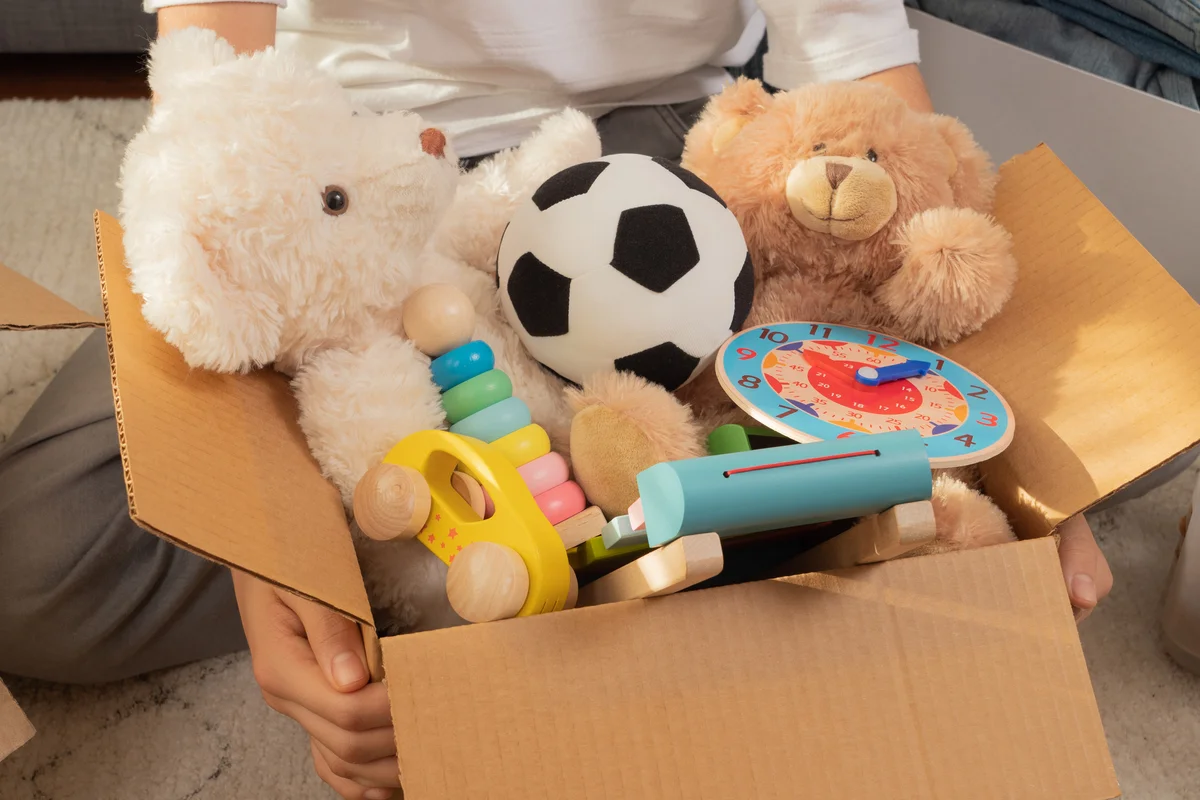 box of toys