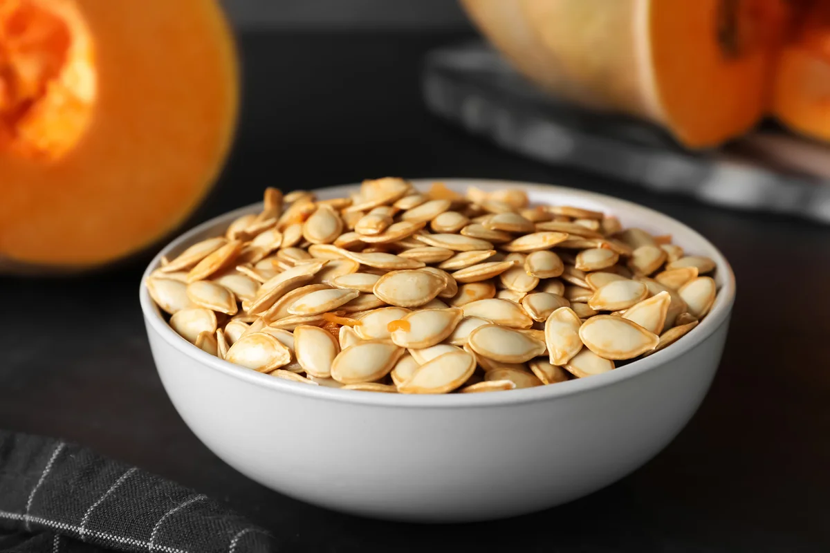 Raw pumpkin seeds