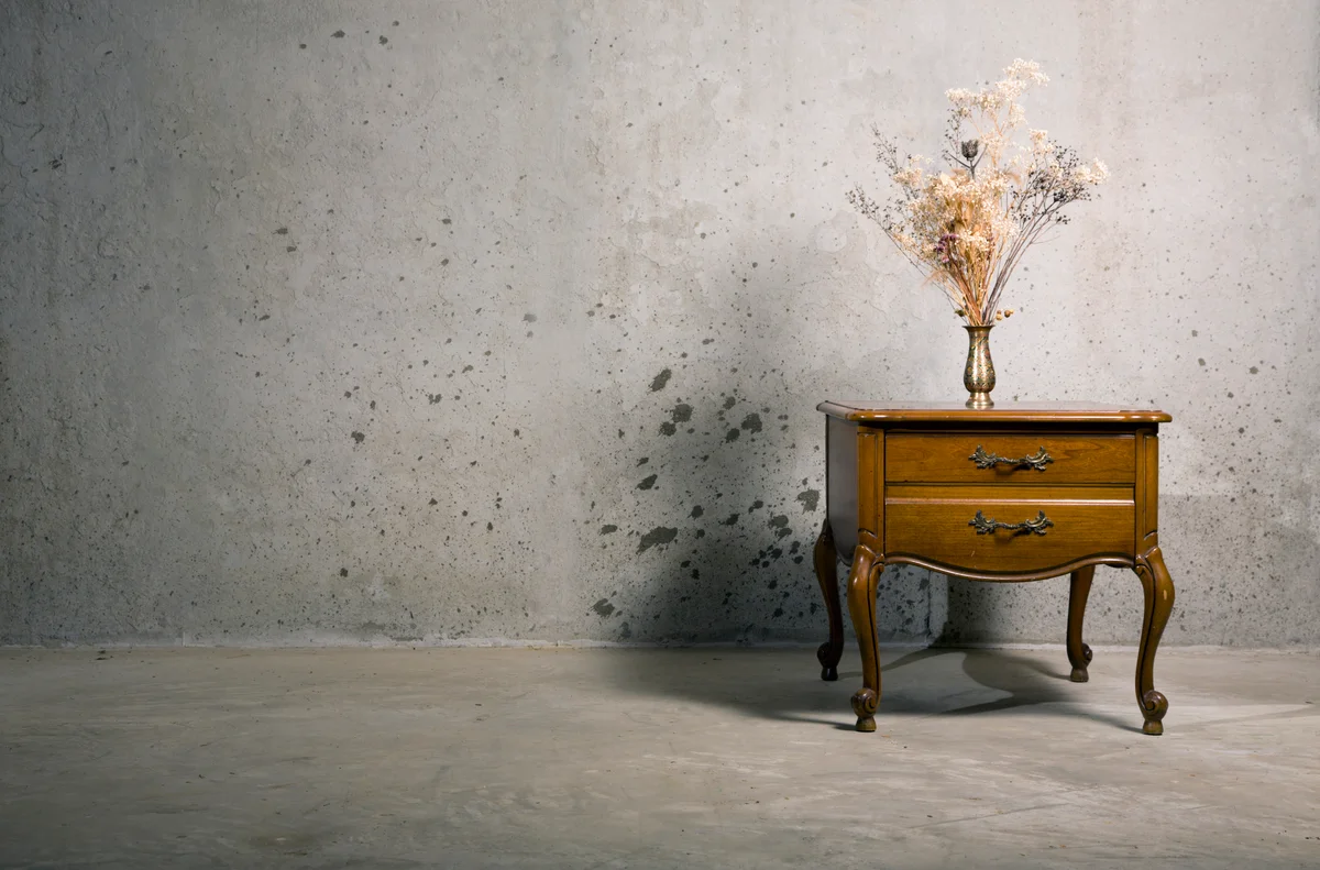 antique end table