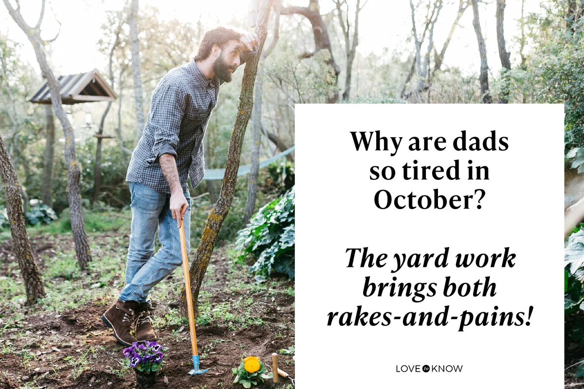 Man in garden having a break from gardening