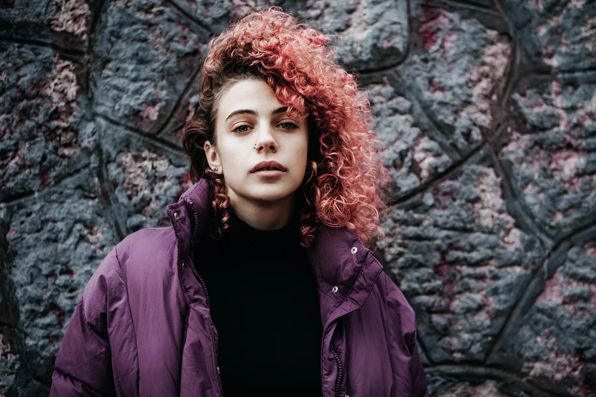 Girl with red hair