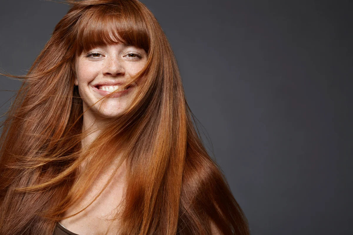 young woman with long brown hair