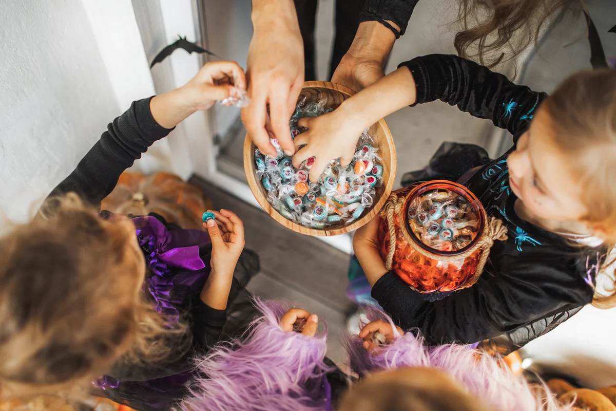 Trick or Treat tradition on Halloween