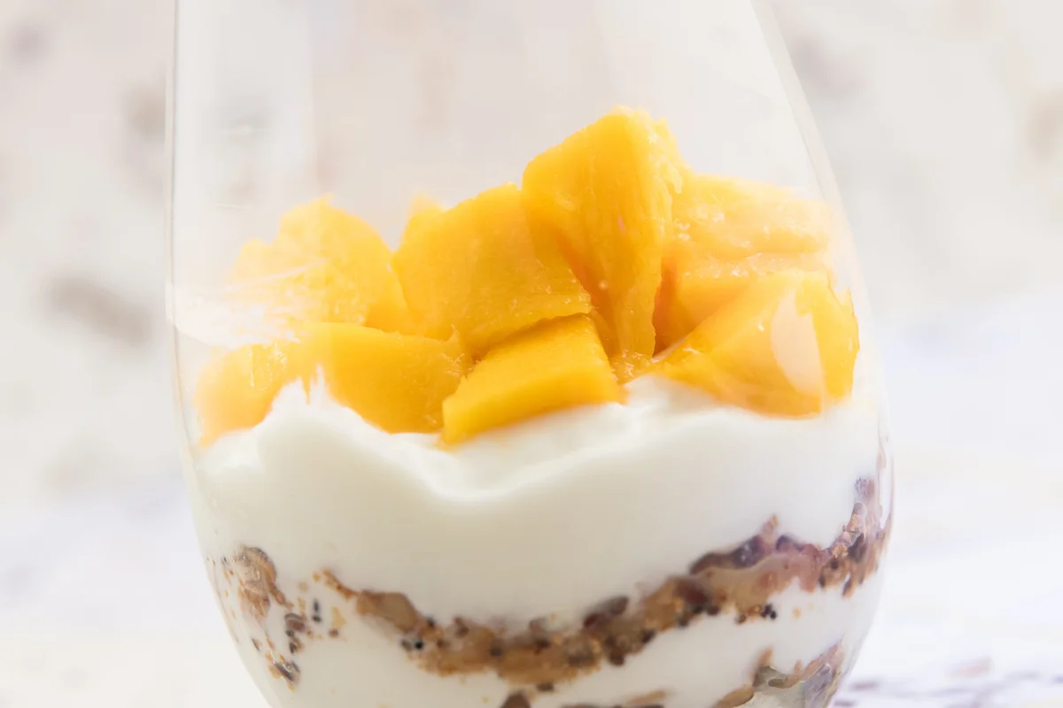 candy corn parfait