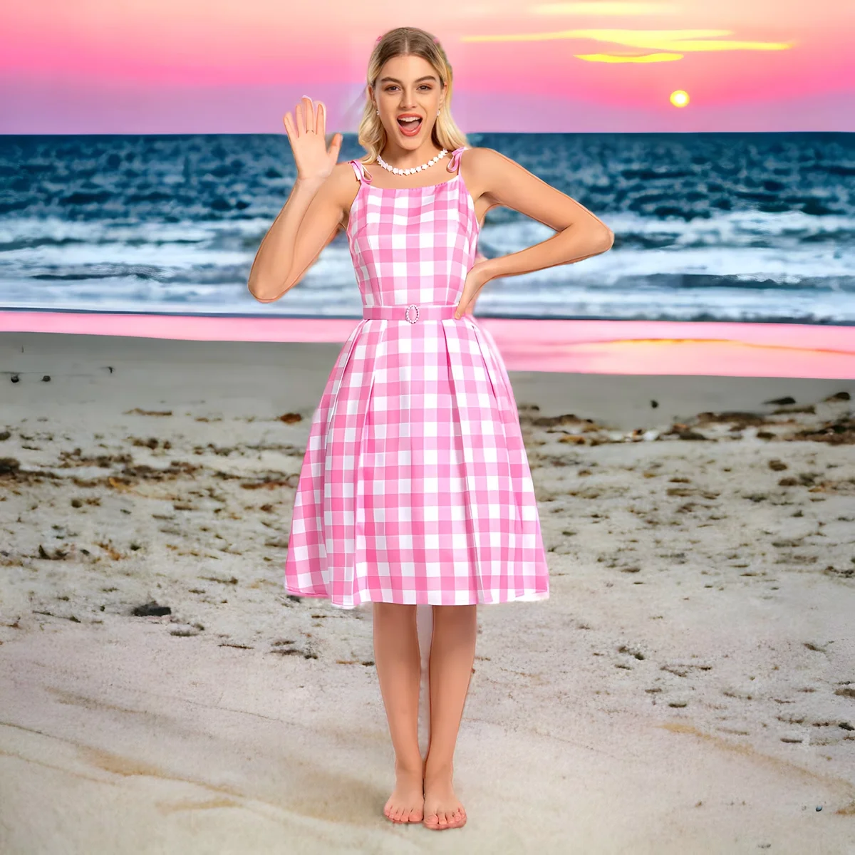 Handmade Margot Robbie Costume Barbie Cosplay