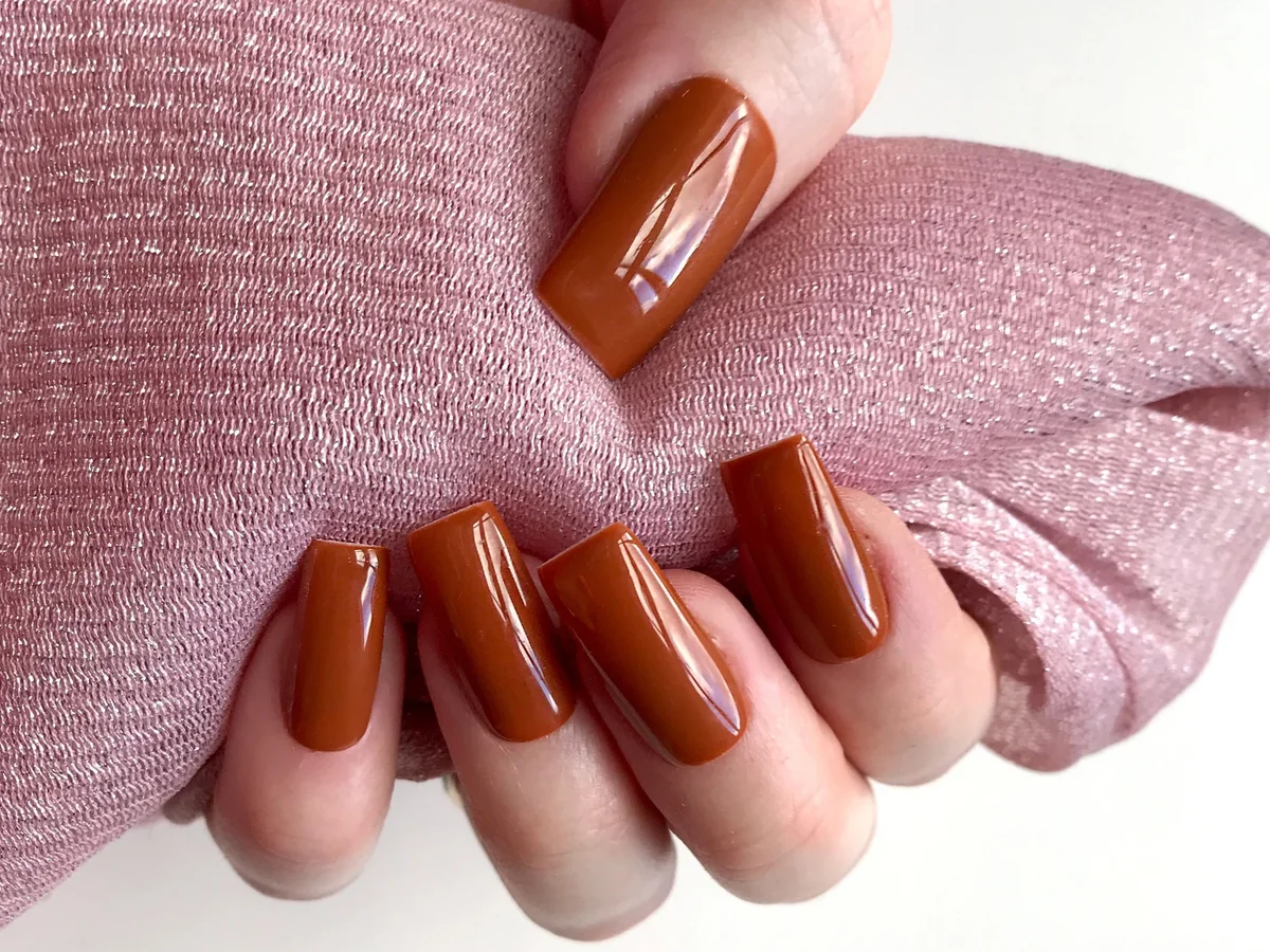 Rust Brown Press on Nails