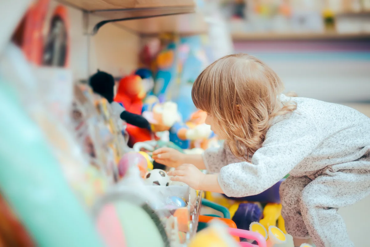 Toddler shopping