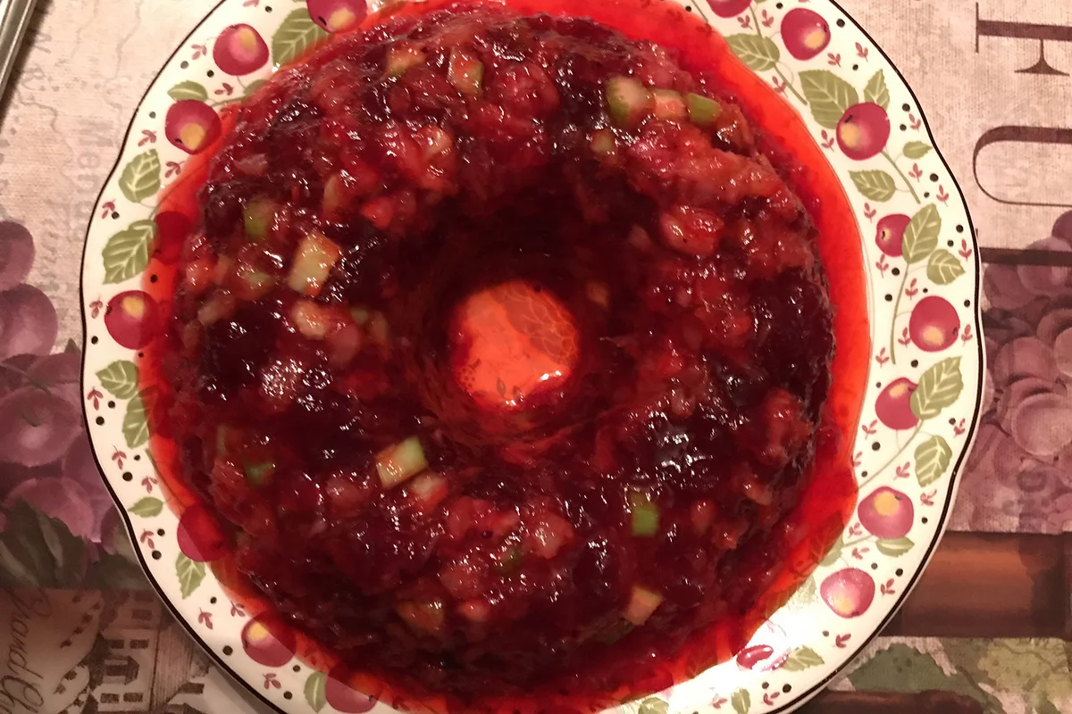 Cranberry jello salad