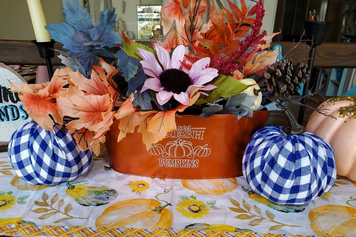 Dollar Tree Thanksgiving Centerpieces