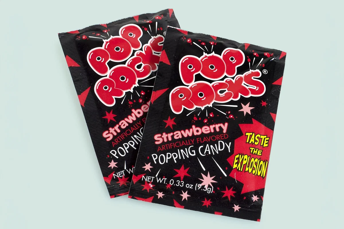 Pop Rocks Strawberry Popping Candy