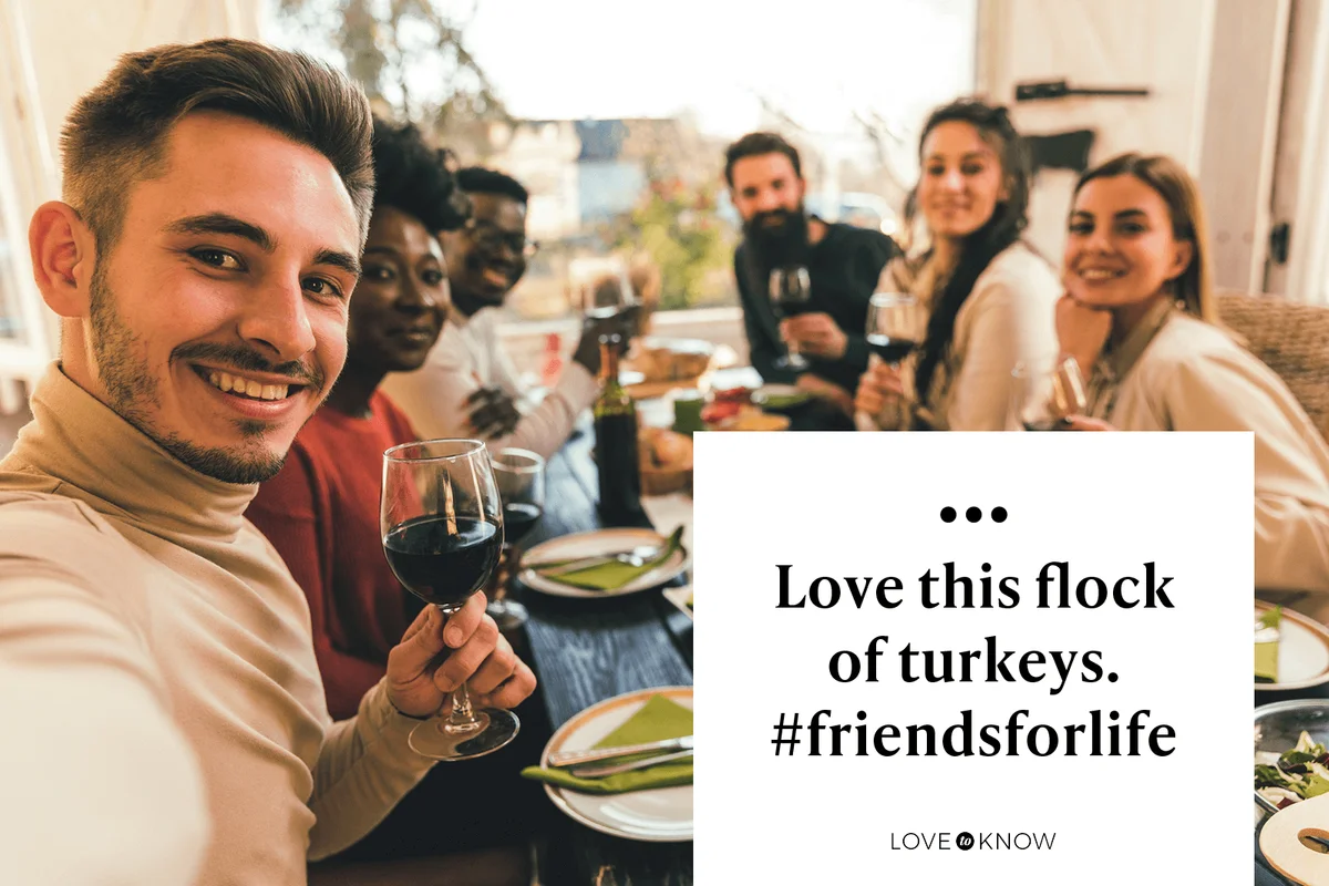 Love this flock of turkeys. #friendsforlife