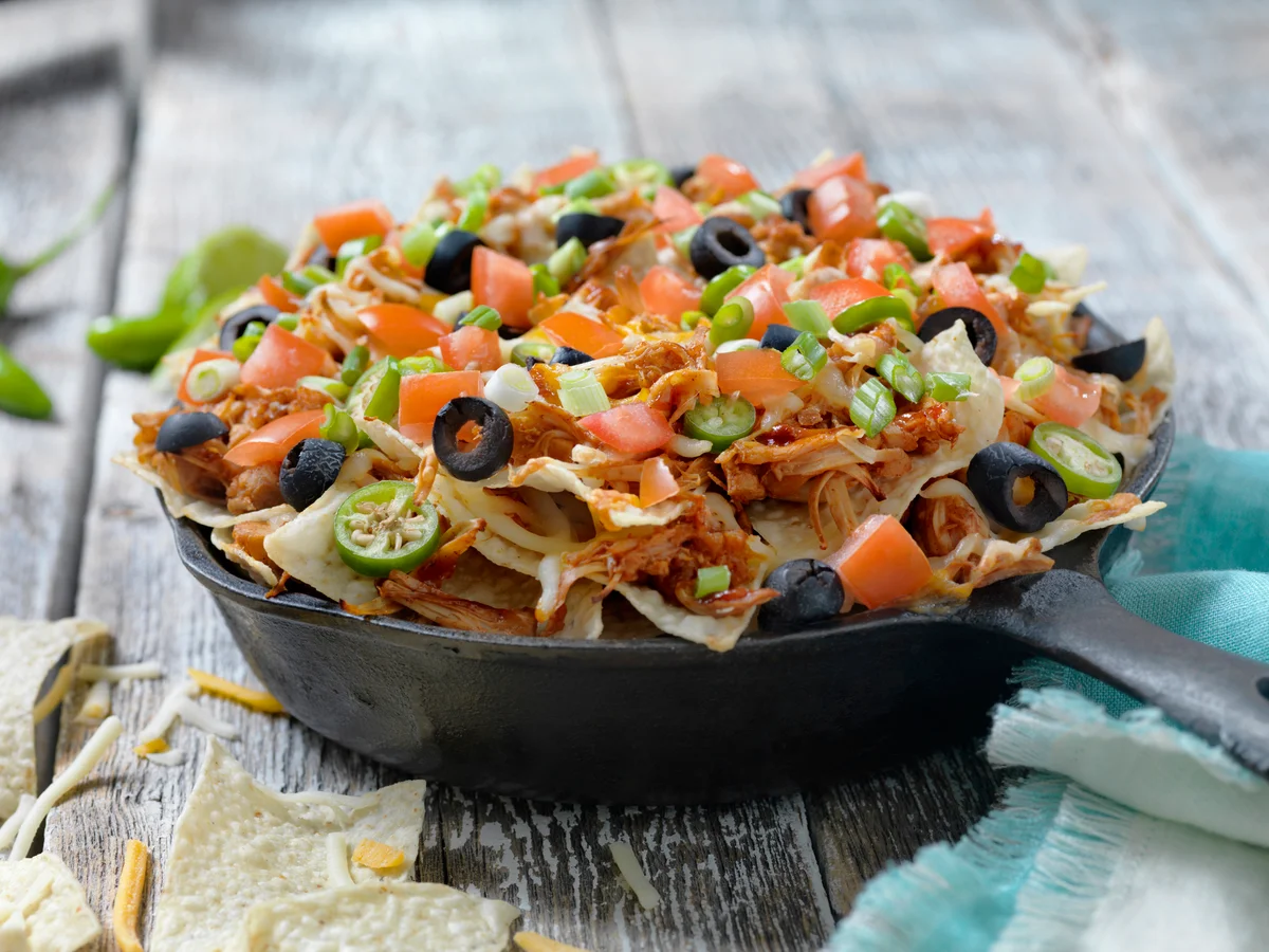 Loaded BBQ Pulled pork Nachos