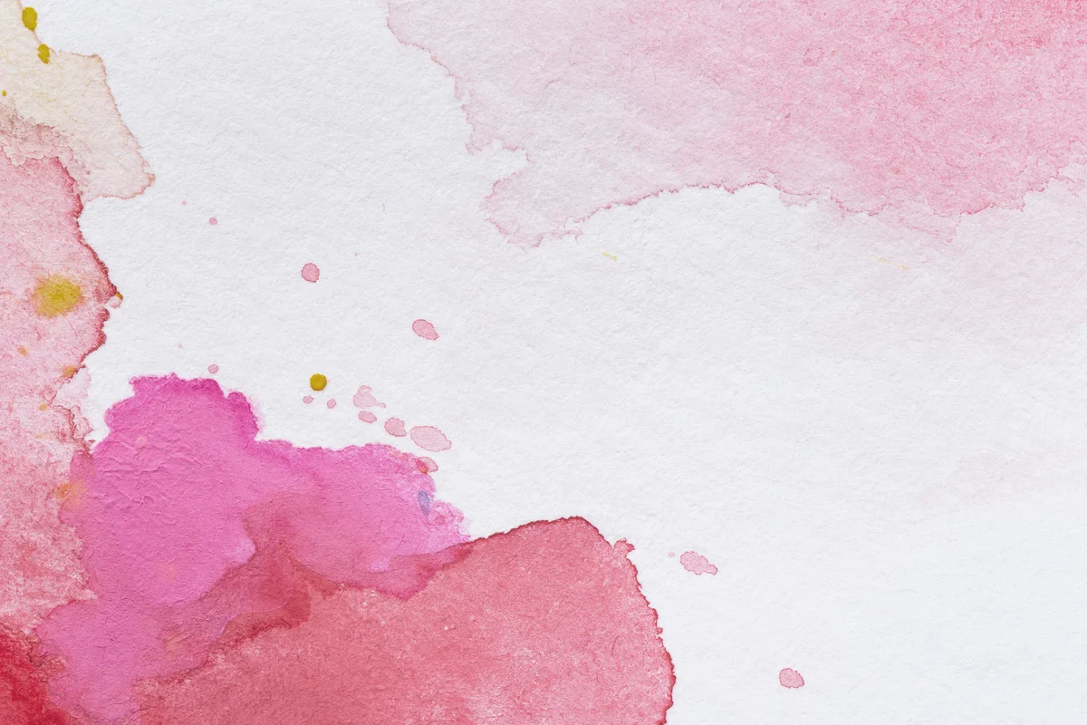 Rosy watercolor paint