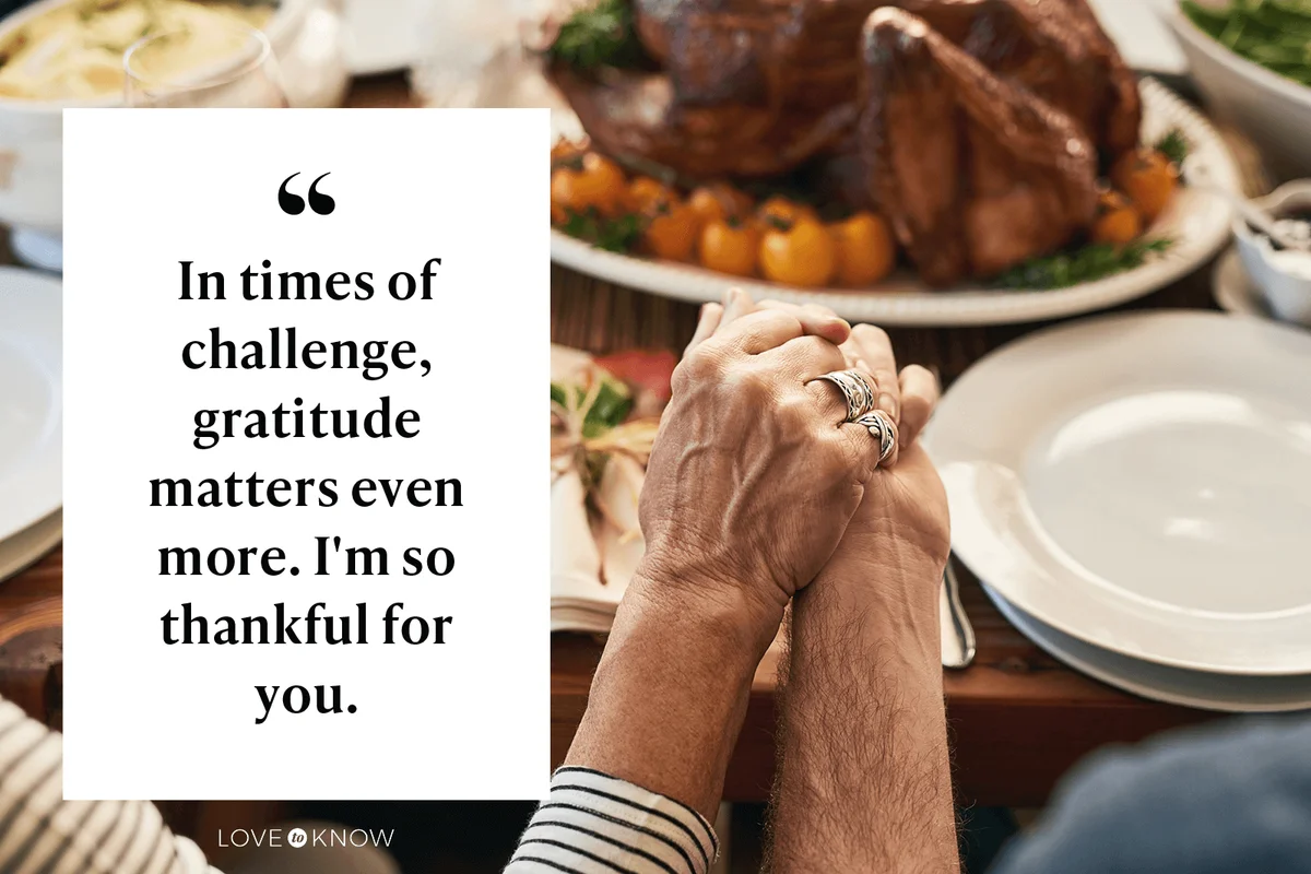 In times of challenge, gratitude matters even more. I'm so thankful for you.