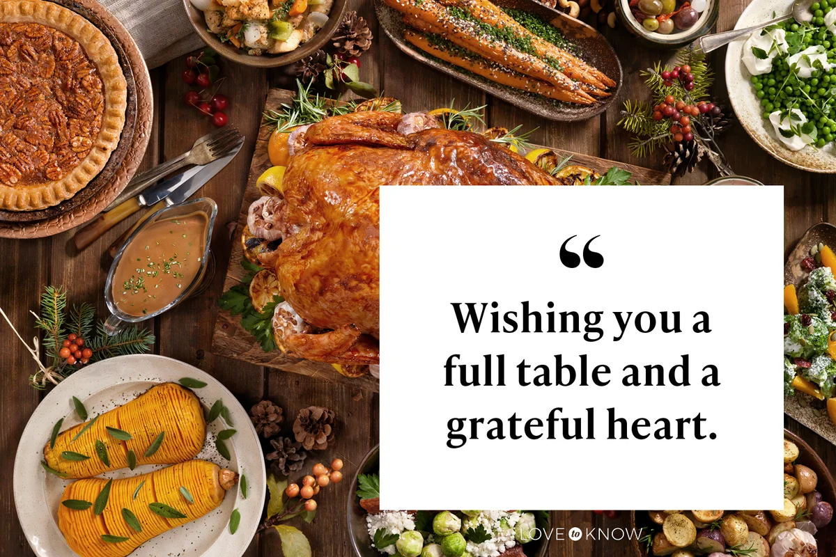 Thanksgiving Message to Share Online