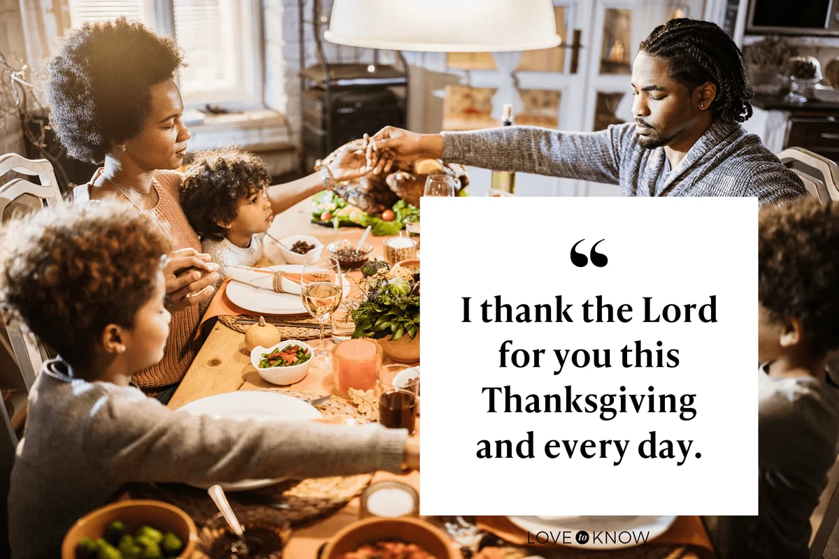 I thank the Lord for you this Thanksgiving and every day.