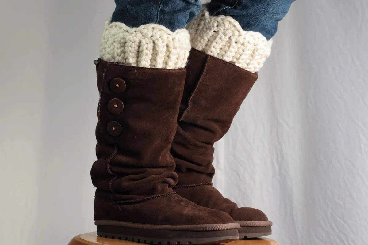Boot Cuff pattern with scallops
