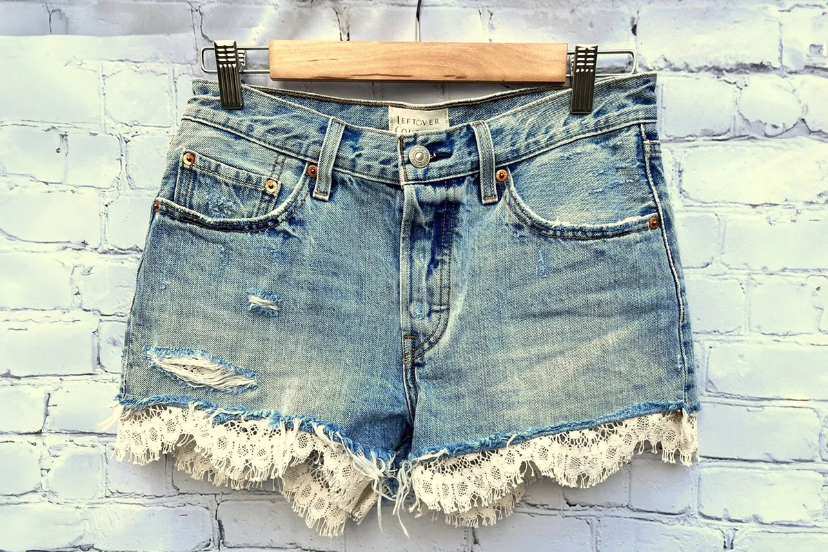Upcycled Womens Jean ShortUpcycle