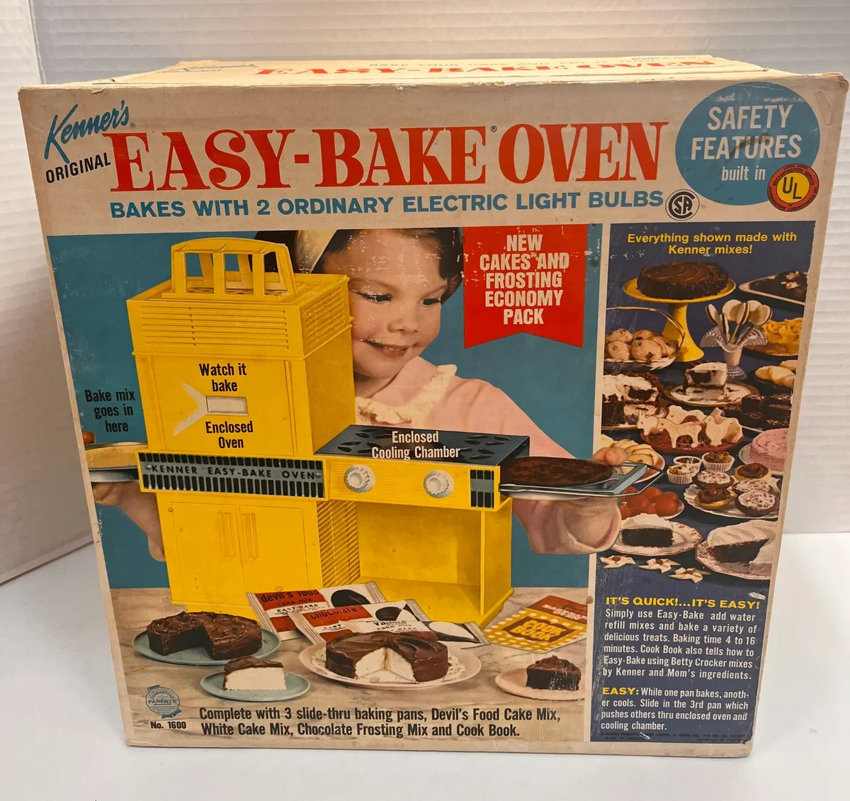 Working 1964 Easy Bake Oven In Original Box
