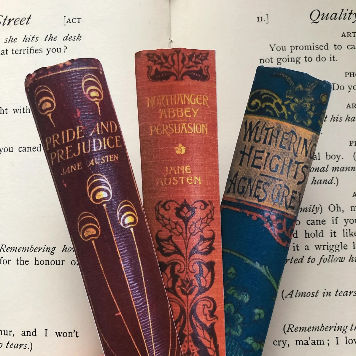 Book Spine Bookmarks