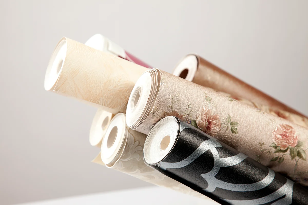 vintage wallpaper rolls