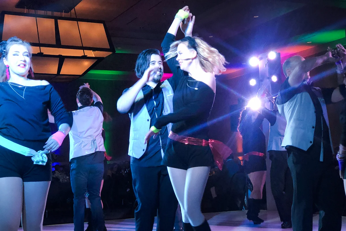 Photo of Heidi dancing