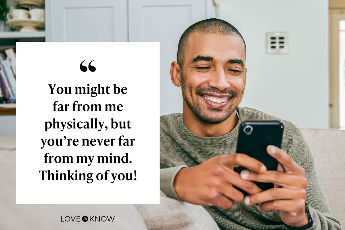 man using his smartphone to send text messages