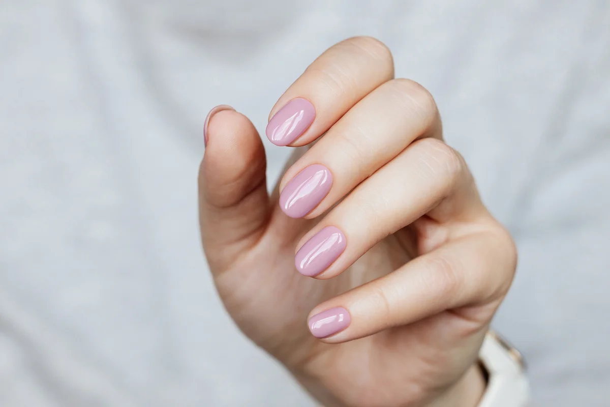 Hand with beautiful manicure