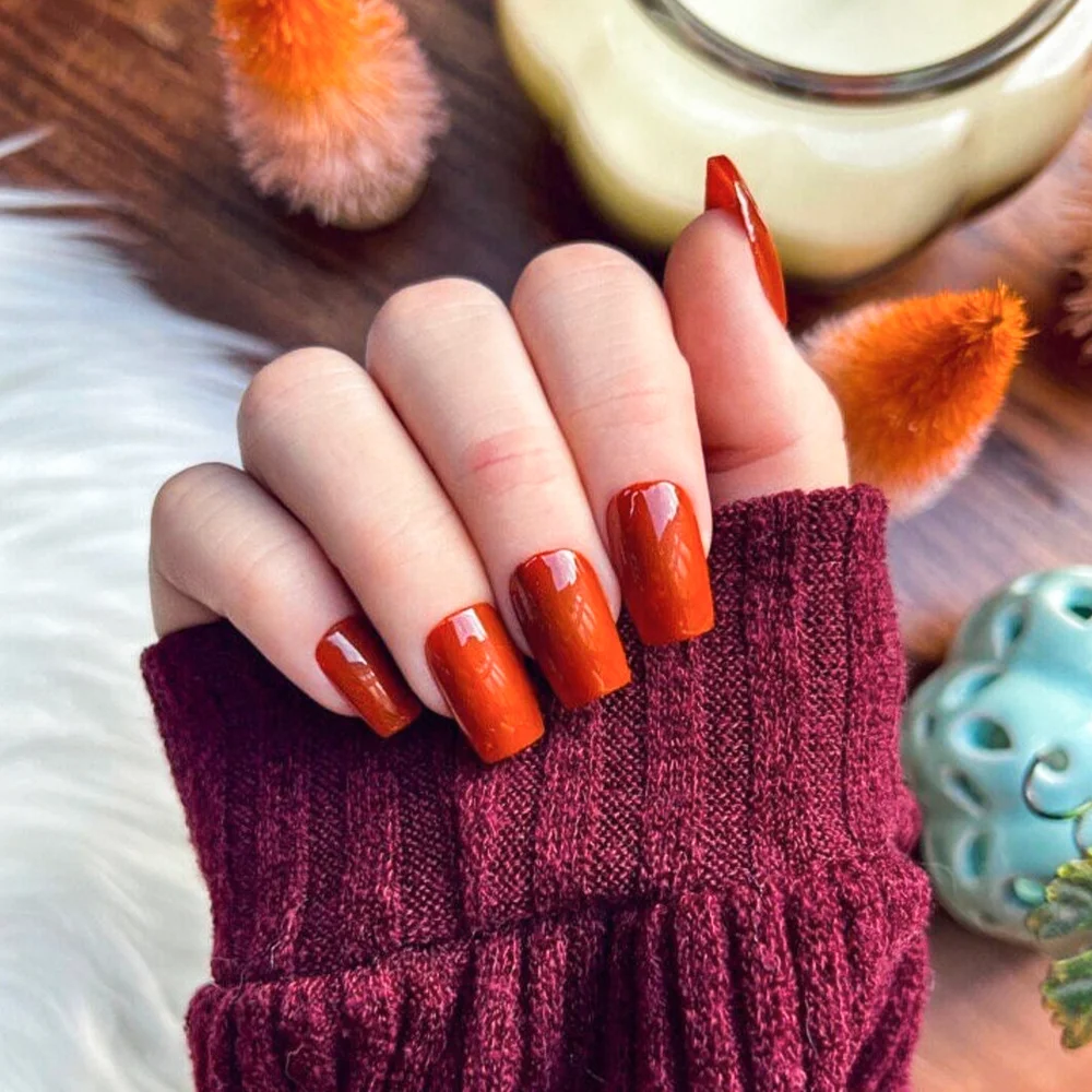 PUMPKIN SPICE | Fall Nails