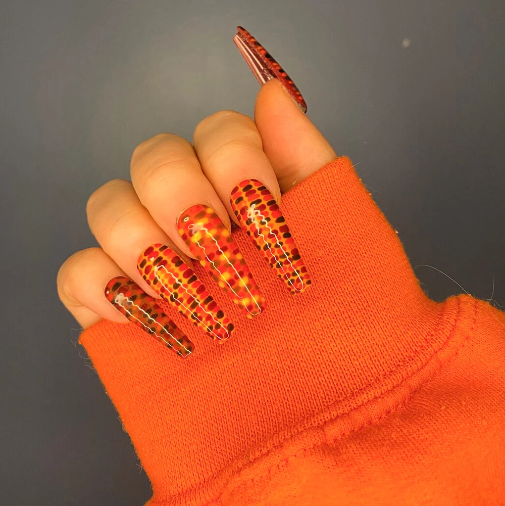 Fall Nails / Candy Corn Nails