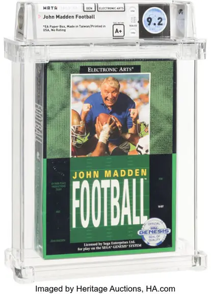 John Madden Football - Wata 9.2 A+ Sealed