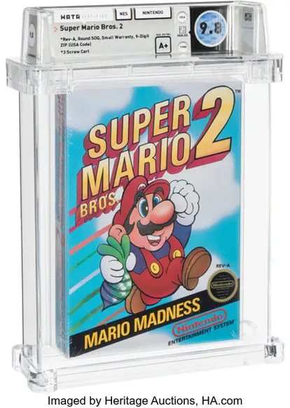 Super Mario Bros. 2 - Wata 9.8 A+ Sealed