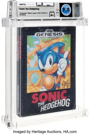 Sonic the Hedgehog - Wata 9.8 A+ Sealed