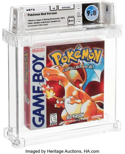 Pokémon Red Version - Wata 9.8 A++ Sealed