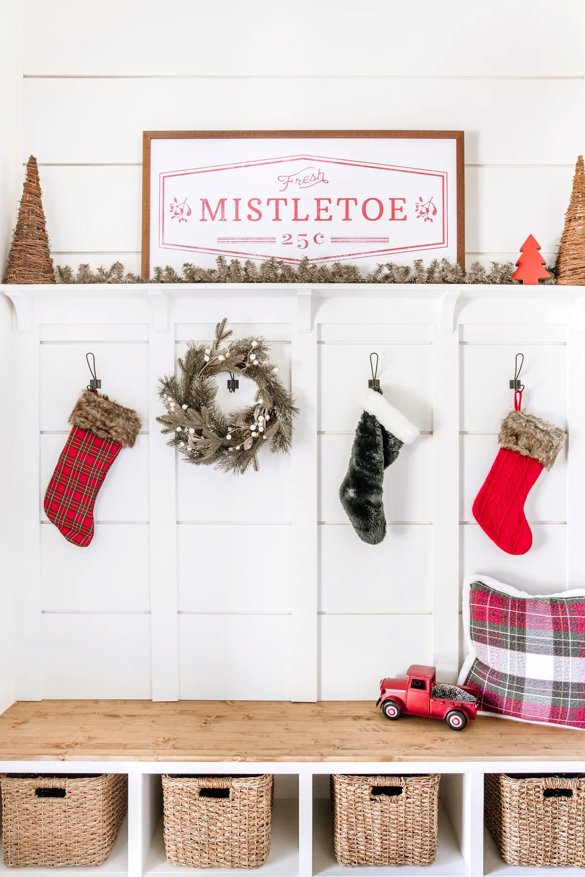 Christmas entryway