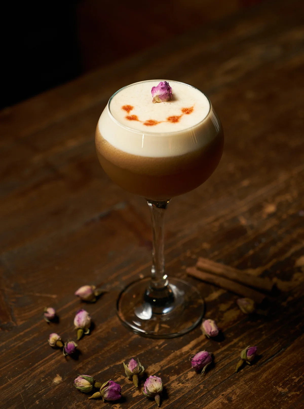Cocktail beverage drink with cognac