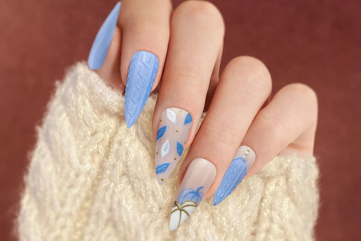 Fall Nailssweater nails