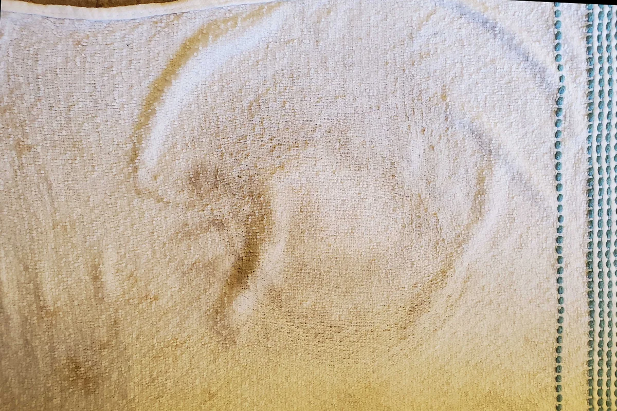 Towel after cleaning