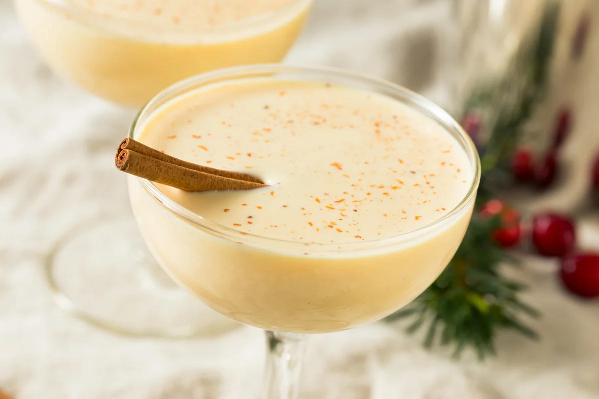 eggnog mocktail