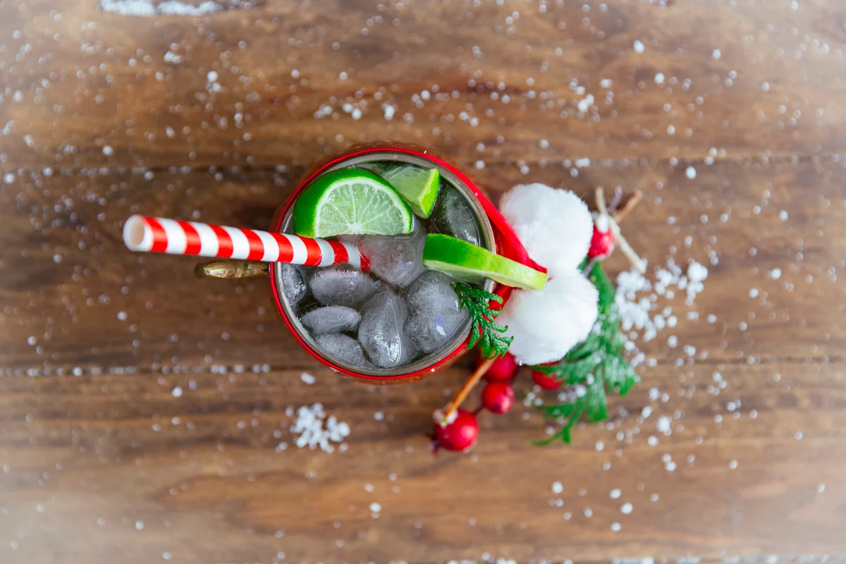 Jack Frost mocktail mule