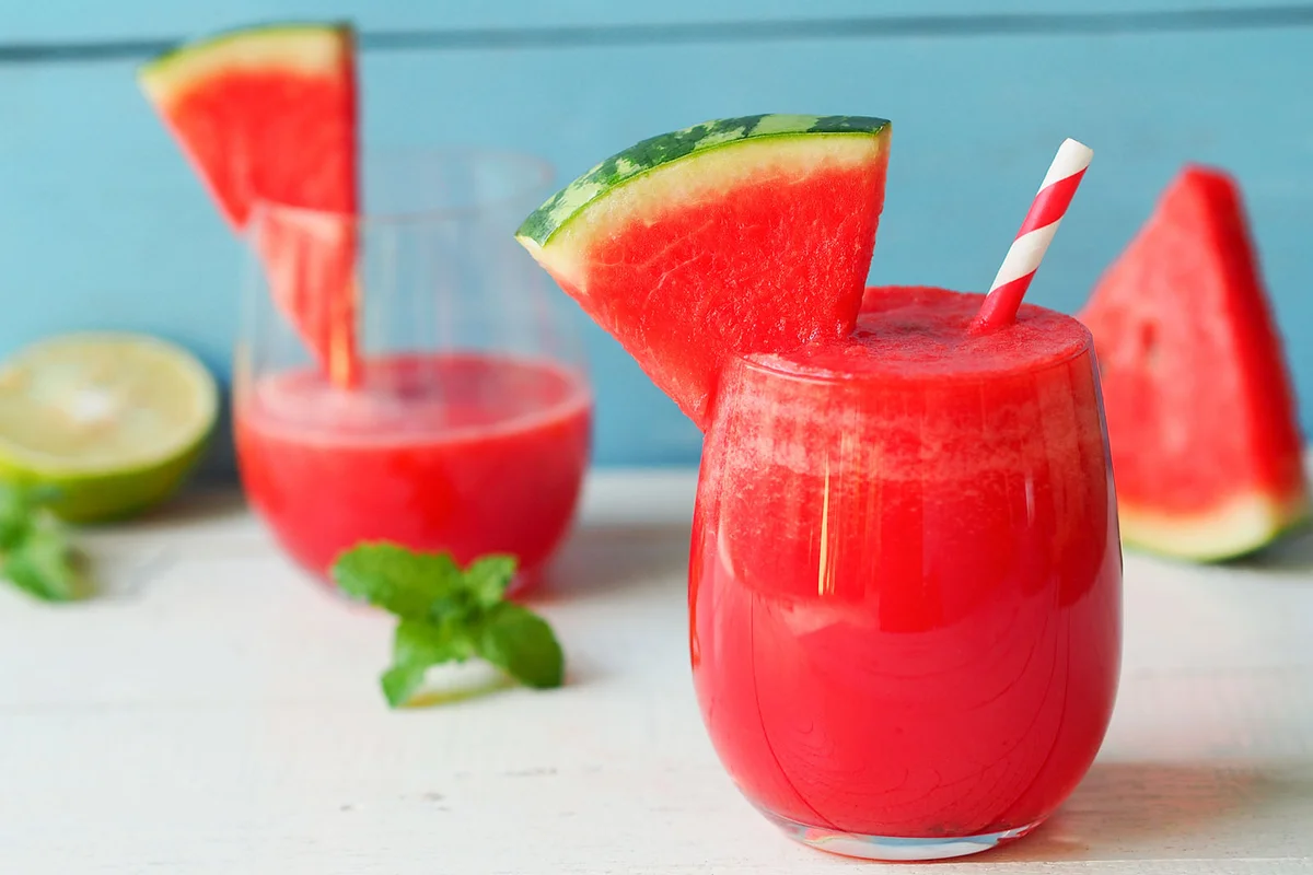 Watermelon smoothies drink
