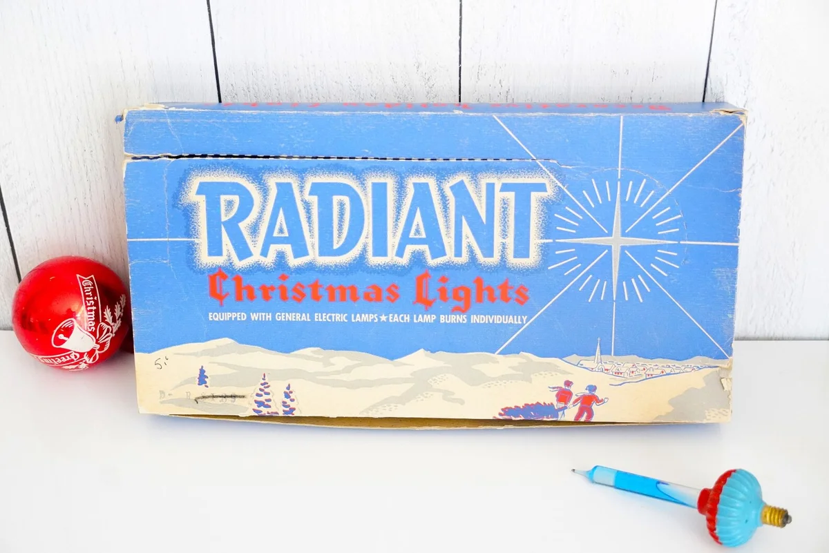 Vintage 1940s General Electric Radiant Christmas Tree Lights