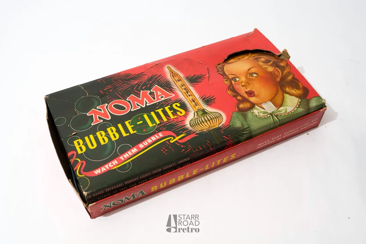 Vintage Christmas Bubble Lights by Noma